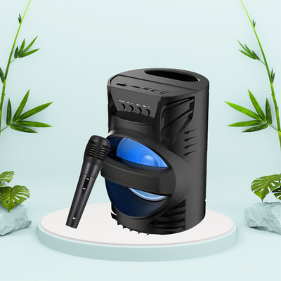 Clairbell LZ Bluetooth Speaker, Upto 6H Playtime & FM Radio Powerful Sound Speakers X274 5 W Bluetooth Home Audio Speaker(Black, 4.1 Channel)