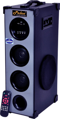 palco sound system M2000 Single Tower Multimedia Speaker System with Remote, USB, AUX & Echo Mic 40 W Bluetooth Home Theatre(Blue and Black, 2.1 Channel)