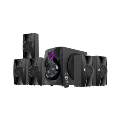 ZEBRONICS ZEB-BASSO 100 90 W Bluetooth Home Theatre(Black, 5.1 Channel)