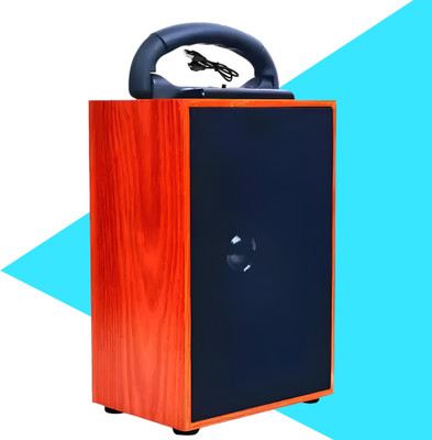 BVEXO WoodVibe 10W: High Bass, Portable Speaker with 4-Hour Battery Backup 10 W Bluetooth Home Theatre(Brown, Stereo Channel)