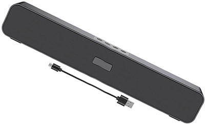 MSNR Soundbar for TV, Bluetooth Sound Bar 16 Watts, Home Audio Speaker, Small PC D7 16 W Bluetooth Home Theatre(Black, 5.1 Channel)