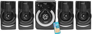 FINE 1401_4.1 Multimedia Home Theatre System with FM/AUX/USB Support & RemoteControl 60 W Bluetooth Home Theatre(Black, 4.1 Channel)