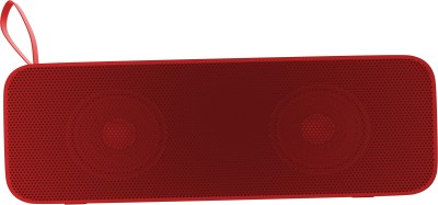 ZWOLLEX Mini soundbar, Built-in Rechargeable Battery, Bluetooth 5.0, mSD, AUX 16 W Bluetooth Home Theatre(Red, Stereo Channel)