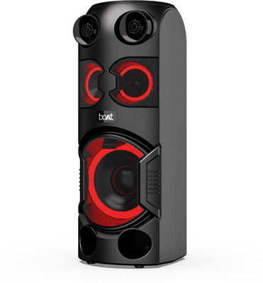 BoAt PartyPal 200 With BoAt Signature Sound, 7 Hours Playback Time & LEDS 70 W Bluetooth Party Speaker (Phantom Black, Stereo Channel) For Rs. 6999 @ 65 %