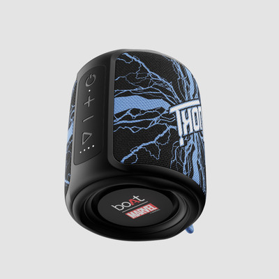 boAt Stone 350 Thor Edition 10 W Bluetooth Speaker(Electric Blue, Mono Channel)