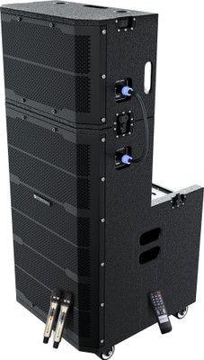 ZEBRONICS Zeb-Mytho Plus,BT v5.0 / AUX / mSD / USB / FM radio,LED display,Mic volume,660W 660 W Bluetooth Party Speaker(Black, Mono Channel)