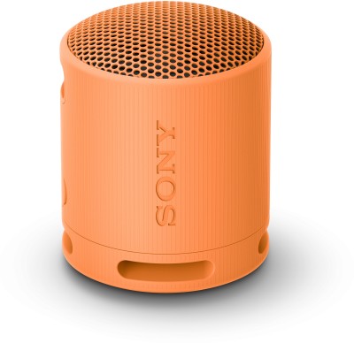 SONY SRS-XB100 Portable Super-Compact,Waterproof, 16Hrs Batt, Extra Bass,Built-In Mic Bluetooth Speaker(Orange, Stereo Channel)