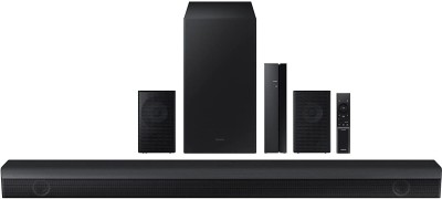 SAMSUNG (HW-B67E/XL) 9 speakers Wireless Subwoofer, Dolby Digital and DTS Virtual X 520 W Bluetooth Soundbar(Black, 5.1 Channel)