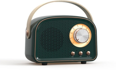 Walrus RETRO 3 W Bluetooth Laptop/Desktop Speaker(Green, 2.1 Channel)