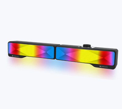 ZEBRONICS ZEB WONDERBAR 20 10 W Laptop/Desktop Speaker(Black, 2.0 Channel)