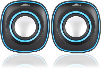 TERABYTE ELIPTIC-TB-015 1 W Laptop/Desktop Speaker(Multicolor, Stereo Channel)