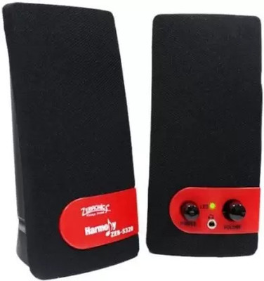 ZEBRONICS ZEB-S320 Harmony 2.0 4 W Laptop/Desktop Speaker(Black, 2.0 Channel)