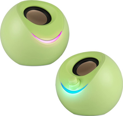 ZEBRONICS Blues (Zeb-APCPK 1) 8 W Laptop/Desktop Speaker(Green, 2.0 Channel)