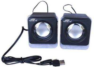 TERABYTE KUBIX E-02B (USB powered) Laptop/Desktop Speaker 5 W Laptop/Desktop Speaker