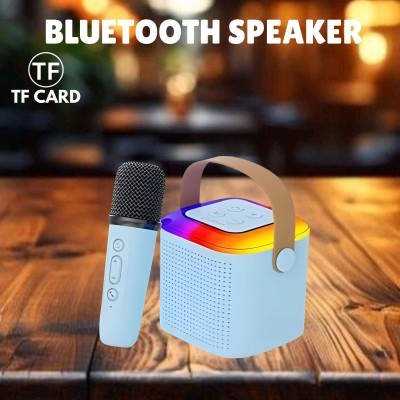 GUGGU Bluetooth Speaker Support SD Card/Aux/USB With Karaoke Mic and RGB Lights G454 10 W Bluetooth Laptop/Desktop Speaker(Multicolor, 4.1 Channel)