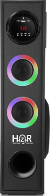 HZR Multimedia Dj Box Music System Home theatre 120 W Bluetooth Laptop/Desktop Speaker(Black, 2.1 Channel)