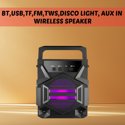 GUGGU 3104 (PORTABLE BLUETOOTH PARTY SPEAKER) With High Quality Sound & High BassTP33 5 W Bluetooth Laptop/Desktop Speaker(Multicolor, 4.1 Channel)