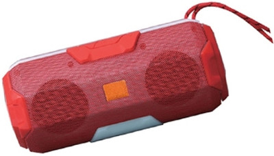 GOOD FUN Stone 660 Bluetooth Speaker 90W RMS Sound RGB LEDs,IP6,BT5.3 Multi-Compatibility 10 W Bluetooth Laptop/Desktop Speaker(Red, Stereo Channel)