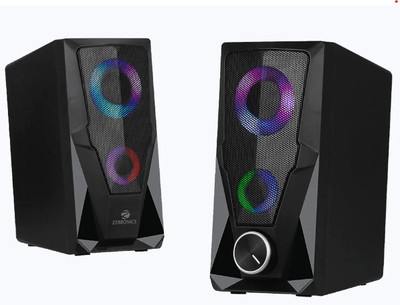 ZEBRONICS ZEB WARRIOR 10 W Laptop / Desktop Speaker 10 W Laptop/Desktop Speaker(Black, 2.0 Channel)