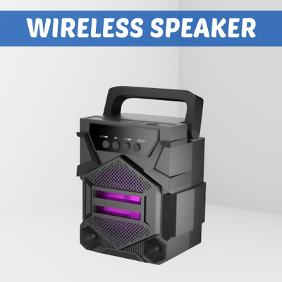 GUGGU 3104 (PORTABLE BLUETOOTH PARTY SPEAKER) With High Quality Sound & High BassTP135 5 W Bluetooth Laptop/Desktop Speaker(Multicolor, 4.1 Channel)