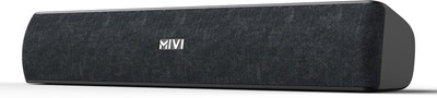 Mivi Fort S16 Soundbar with 2 full range drivers, Made in India 16 W Bluetooth Soundbar(Black, 2.0 Channel)