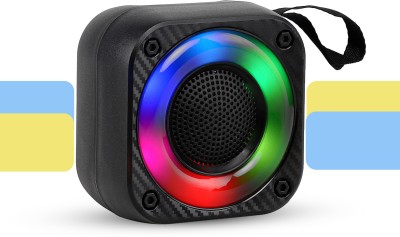 Harjio Portable Bluetooth Speaker Dynamic Thunder Sound With RGB Light 5w Mini Speaker 5 W Bluetooth Speaker(Black, Stereo Channel)