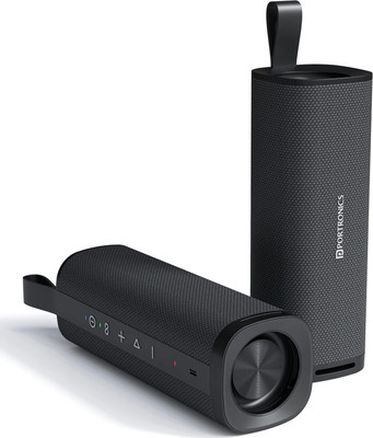 Portronics Fynix 30W Bluetooth Speaker, Dual Passive Radiator, 360° Surround Sound, 6Hours 30 W Bluetooth Speaker(Black, Stereo Channel)