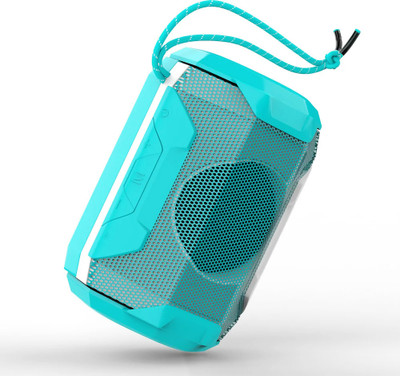 Deeshora Wireless Bluetooth Portable Speaker Rechargeable with Powerful 3D & Stereo Bass 5 W Bluetooth Speaker(Green, Stereo Channel)
