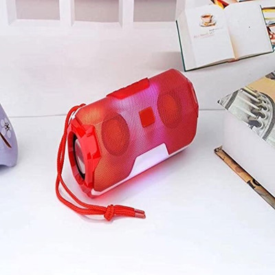RECTITUDE A006 Best Powerful Portable with USB Charging Cable Bluetooth 10 W Bluetooth Speaker(Red, Stereo Channel)
