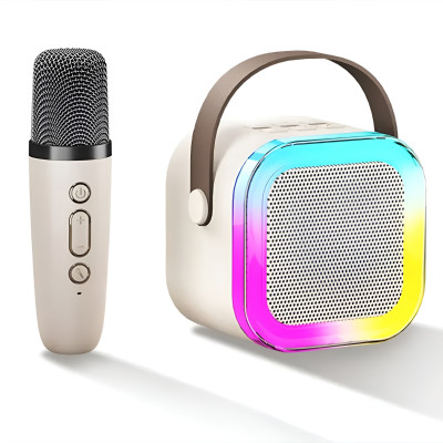 COREGENIX Karaoke with mic 10W Bluetooth Speaker, Long Playtime with USB, SD Card, FM 10 W Bluetooth Speaker(Assorted, Mono Channel)