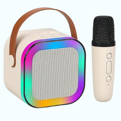 TARECON Compact Karaoke Sound System with Mic & Bluetooth | LED Lights | Gift for Kids 5 W Bluetooth Speaker(Multicolor, 5.1 Channel)
