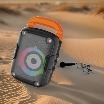 GUGGU c24_Champ Mini Trolley Speaker: 6hr Playback, 2000mAh Battery, 20W Bluetooth 10 W Bluetooth Speaker(Black, 4.1 Channel)