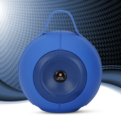 SWISS MILITARY ANCHAWAZOWSKI_VBS19_BLU_10W 10 W Bluetooth Speaker(Blue, Stereo Channel)