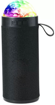 RENTOOR Disco Light Ball Unique Laser Patterns, FM Mode, Micro SD Card/USB Mode 10W 10 W Bluetooth Speaker(Black, Stereo Channel)