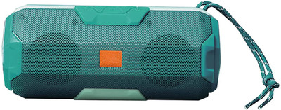GOOD FUN Tv speakers soundbar Dynamic Thunder Sound 2200mAh Battery 10W speaker Soundbar 10 W Bluetooth Conference Speaker(Green, Stereo Channel)