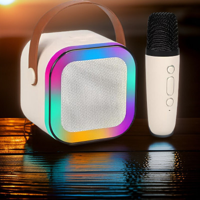 FAVSTORE G64_K12 Kids' Mini Karaoke Machine: Bluetooth Speaker with Wireless Mic 5 W Bluetooth Speaker(Multicolor, 4.1 Channel)
