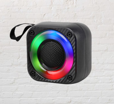 Harjio TWS Portable Wireless Bluetooth Speaker with RGB lights 5w Mini Spraker 5 W Bluetooth Speaker(Black, Stereo Channel)