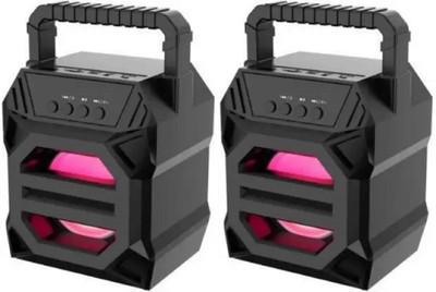 JOKIN Combo LZ-3102 Wireless Led Disco Light subwoofer sound system with DJ light 10 W Bluetooth Speaker(Black, Stereo Channel)