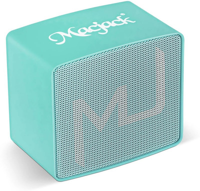 Macjack Wave 120 Comes with Inbuilt Mic, 10H Playtime, Crisp & Clear Sound Quality 3 W Bluetooth Speaker(Teal, Mono Channel)