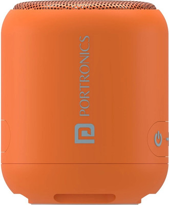 Portronics SoundDrum 1 TWS Portable & Type C Charging 12 W Bluetooth Speaker(Orange, Mono Channel)