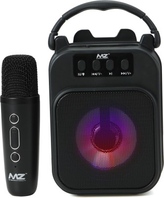 MZ M53VP (PORTABLE BLUETOOTH KARAOKE SPEAKER) Wireless MIC with voice changer/USB 6 W Bluetooth Speaker(Multicolor, Stereo Channel)