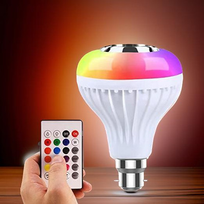 Clairbell Bluetooth Speaker Light Bulb: Music & Colorful Ambiance 29 12 W Bluetooth Speaker(Multicolor, 5.1 Channel)