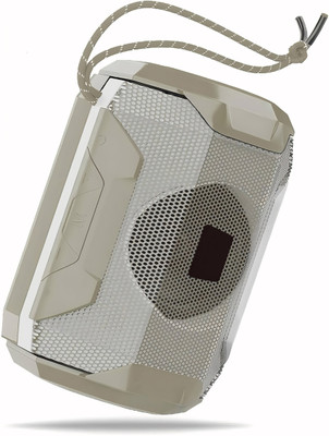 Borneo Portable Bluetooth Speaker 10W Dynamic Thunder Sound High Bass Stereo Green 10 W Bluetooth Speaker(Grey, Stereo Channel)