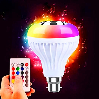 Clairbell Bluetooth Speaker Light Bulb for Music and Colorful Atmosphere Home Theater 71 12 W Bluetooth Speaker(Multicolor, 5.1 Channel)
