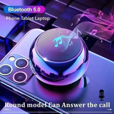 Dosmix (PORTABLE BLUETOOTH MINI SPEAKER) Dynamic Metal Sound with High Bass 5 W with Google & Alexa Assistant Smart Speaker(Multicolor)