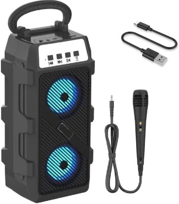 ZWOLLEX WS-1300 High Boom Bass Wireless Bluetooth Outdoor, Surround Sound Speaker 10 W Bluetooth Speaker(Black, Stereo Channel)
