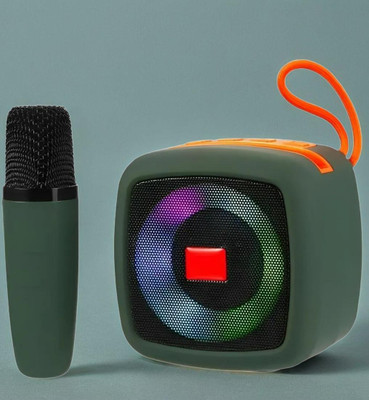 Bashaam X284 (PORTABLE BLUETOOTH SPEAKER) Dynamic Thunder Sound Wireless Mic RGB Light 5 W Bluetooth Speaker(Multicolor, Stereo Channel)