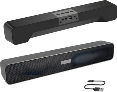 RZW Newly Launched Fusion Beam Bluetooth Soundbar Speaker, Stereo Sound 20 W Bluetooth Speaker(Black, 5.1 Channel)