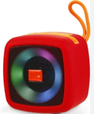 sickle portable bluetooth speaker with RGB Light – Wireless Mini Speaker 5 W Bluetooth Speaker(Red, 5 Way Speaker Channel)