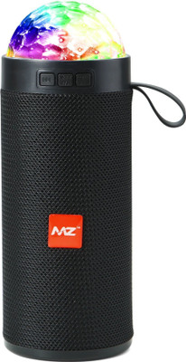 MZ M21VP (PORTABLE BLUETOOTH SPEAKER) Thunder Sound with Inbuilt Disco LED Light 10 W Bluetooth Speaker(Black, Stereo Channel)